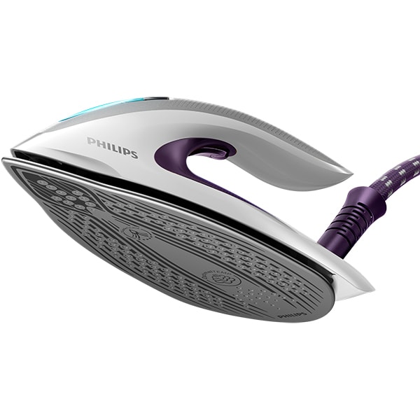 Statie de calcat PHILIPS PerfectCare Elite Plus GC9660/30, 2700W, 520g/min, 1.8l, talpa T-IonicGlide, alb-mov