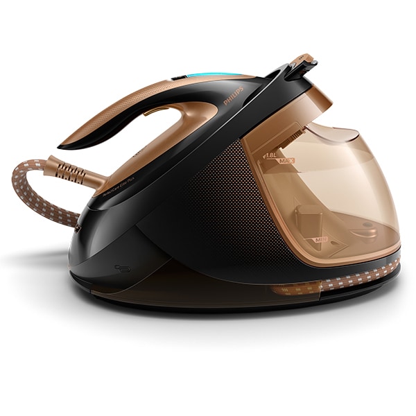 Statie de calcat PHILIPS PerfectCare Elite Plus GC9682/80, 2700W, 600g/min, 1.8l, talpa T-IonicGlide, negru-auriu