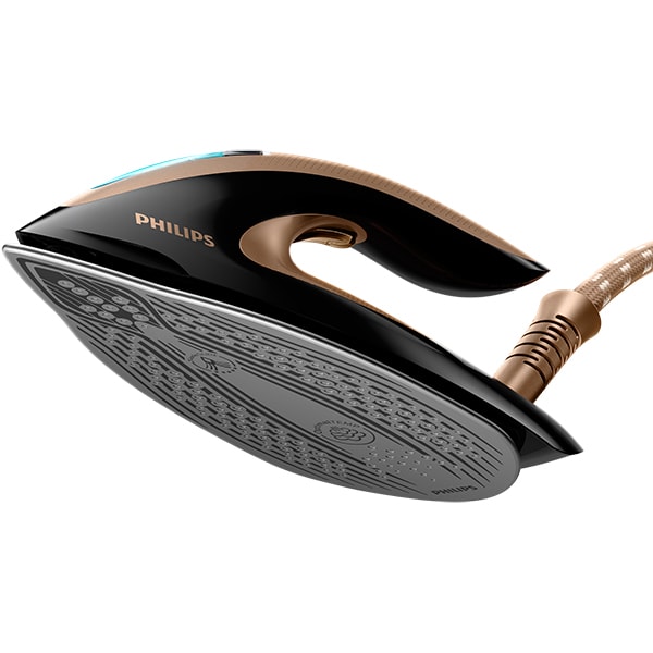 Statie de calcat PHILIPS PerfectCare Elite Plus GC9682/80, 2700W, 600g/min, 1.8l, talpa T-IonicGlide, negru-auriu
