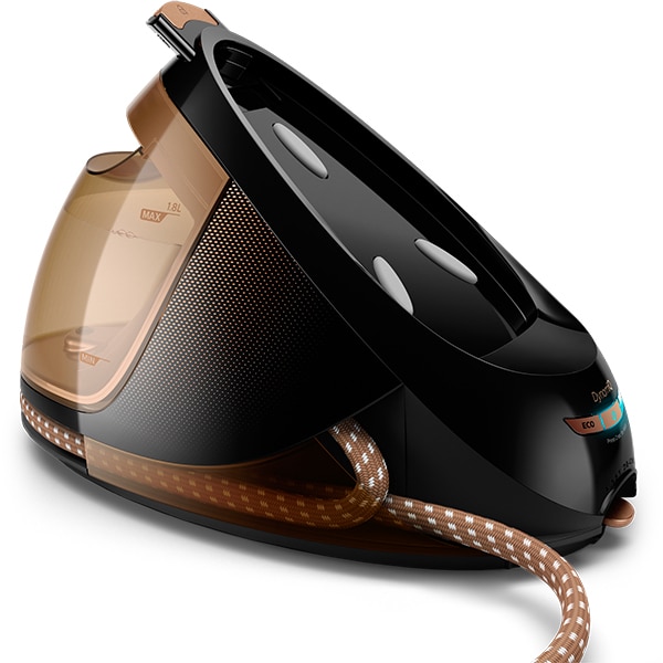 Statie de calcat PHILIPS PerfectCare Elite Plus GC9682/80, 2700W, 600g/min, 1.8l, talpa T-IonicGlide, negru-auriu