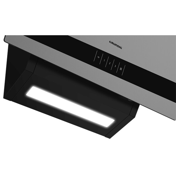 Hota decorativa GRUNDIG GDK6470X, 1 motor, 756 m3/h, L 60 cm, inox