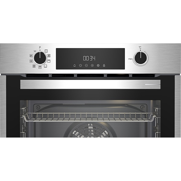 Cuptor incorporabil GRUNDIG GEBM11300XP, Electric, Autocuratare pirolitica, 72 l, HotAero Pro, inox