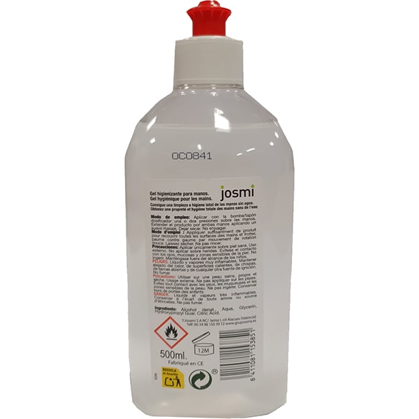 Gel igienizant pentru maini JOSMI, 500ml