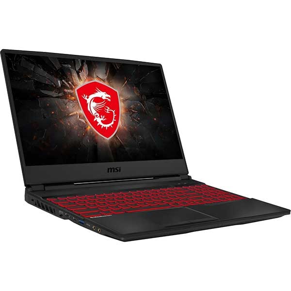 Laptop Gaming MSI GL65 9SD-206XRO, Intel Core i7-9750H pana la 4.5GHz, 15.6" Full HD, 8GB, SSD 512GB, NVIDIA GeForce GTX 1660Ti 6GB, Free Dos, negru
