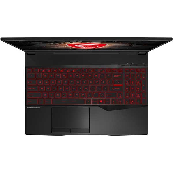 Laptop Gaming MSI GL65 9SD-206XRO, Intel Core i7-9750H pana la 4.5GHz, 15.6" Full HD, 8GB, SSD 512GB, NVIDIA GeForce GTX 1660Ti 6GB, Free Dos, negru