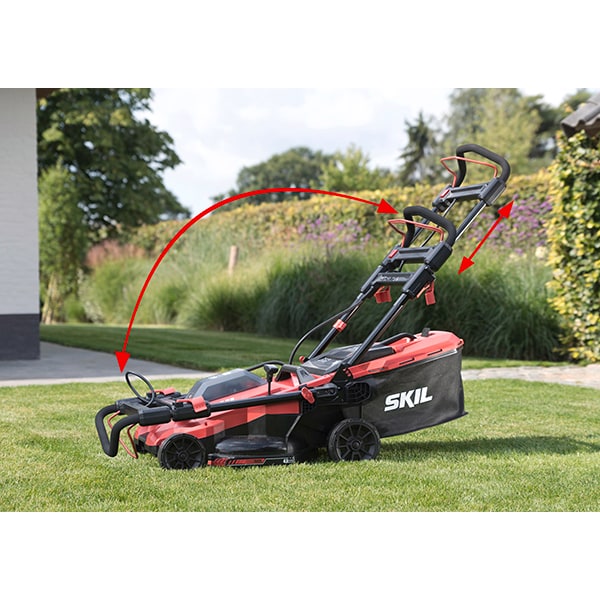 Masina de tuns iarba SKIL GM1E0140BA, 40V, sac 50l + 2 acumulatori si incarcator