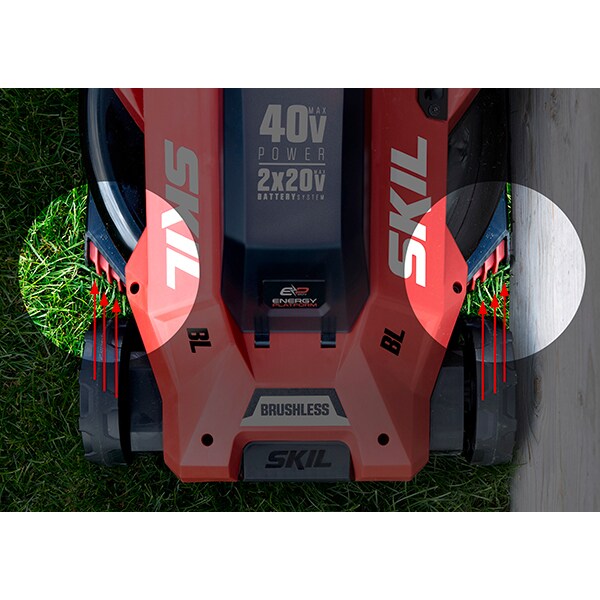Masina de tuns iarba SKIL GM1E0140BA, 40V, sac 50l + 2 acumulatori si incarcator