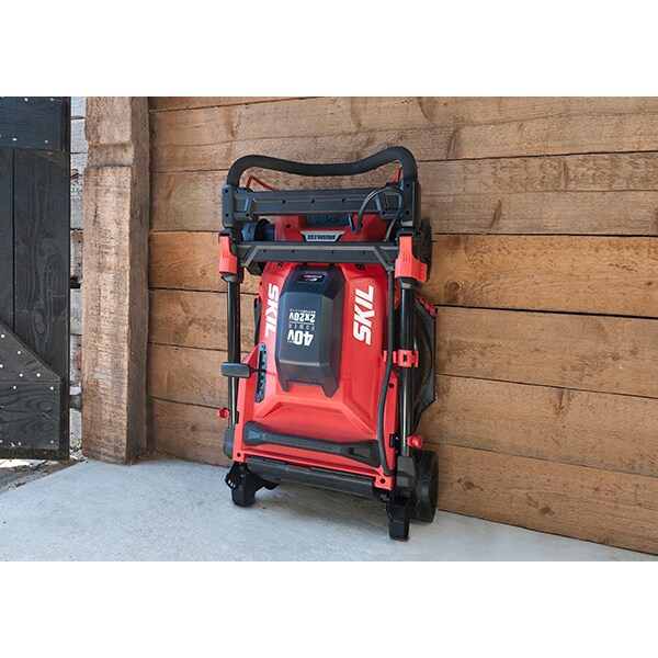 Masina de tuns iarba SKIL GM1E0140BA, 40V, sac 50l + 2 acumulatori si incarcator