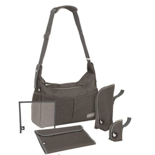Geanta scutece BABYMOOV Urban A043701, gri inchis 