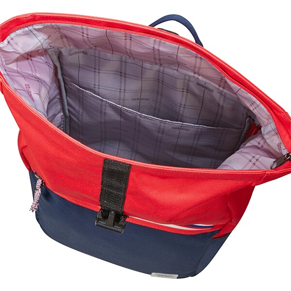 Rucsac laptop AMERICAN TOURISTER UpBeat 004, 14.1", rosu-albastru