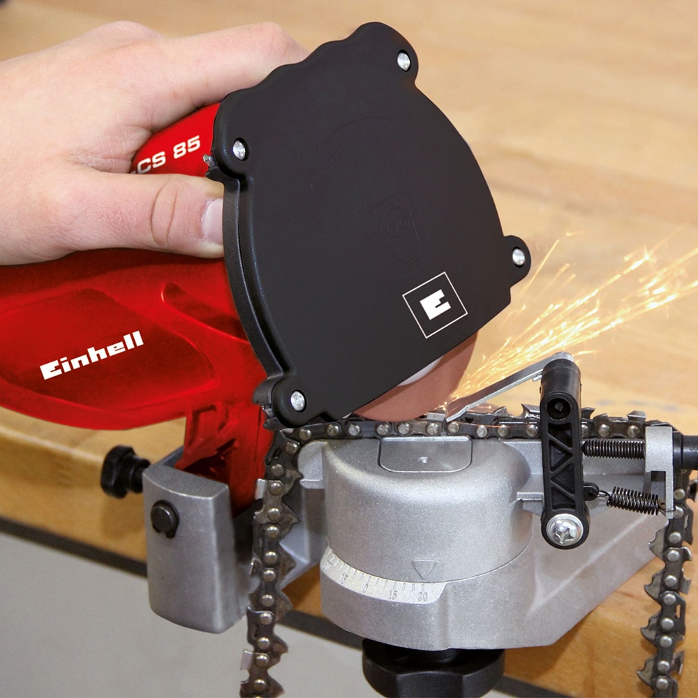 Ascutitor lant drujba EINHELL GC-CS 85 E, 5500rpm, rosu