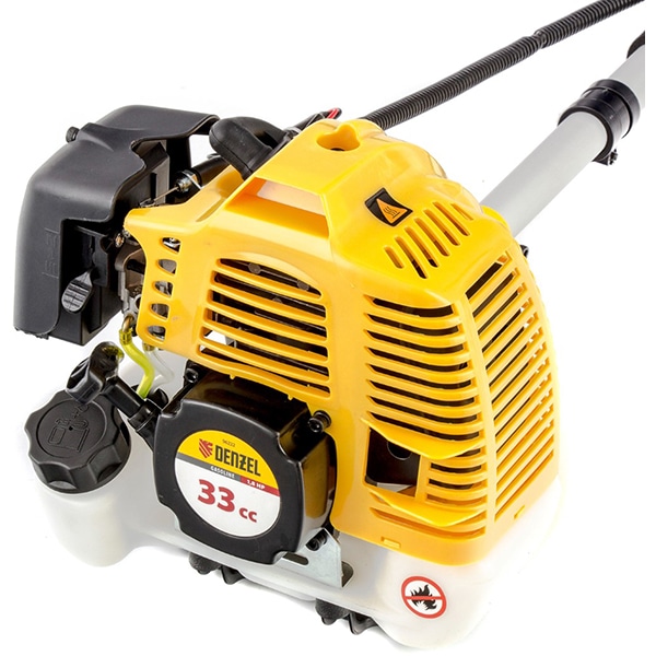 Trimmer benzina DENZEL DT 33, 1.8cp, 9500RPM, 42cm, galben
