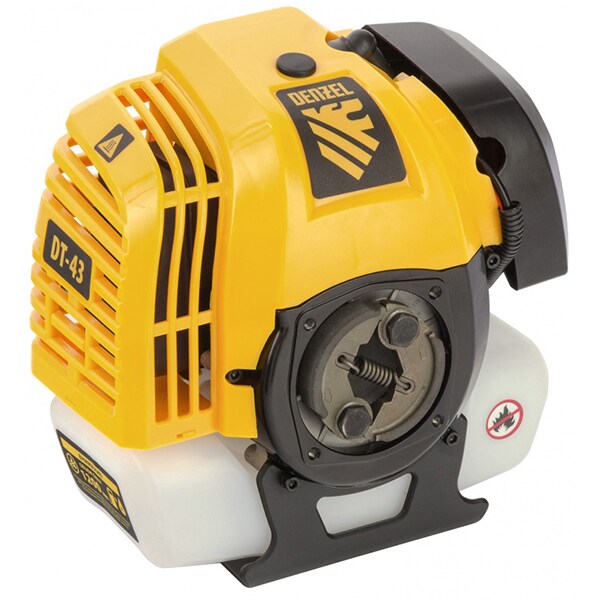 Trimmer benzina DENZEL DT 43, 2.5cp, 9500RPM, 42cm, galben