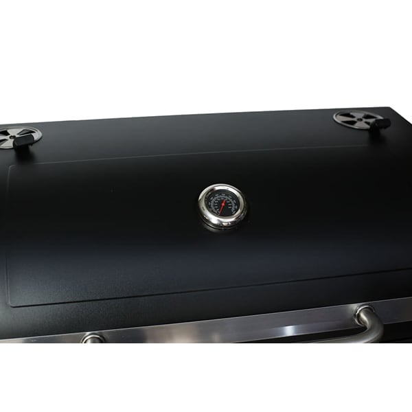 Gratar carbune LANDMANN Wagont XXL, 79.5 x 41.8 cm, 1 suprafata, 2 role, negru