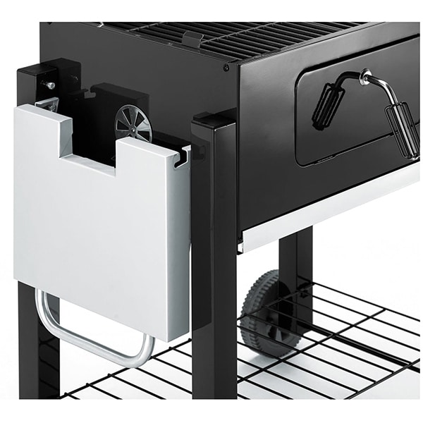 Gratar carbune LANDMANN Dorado 31401, 56 x 42 cm, 2 suprafete, 2 role, negru