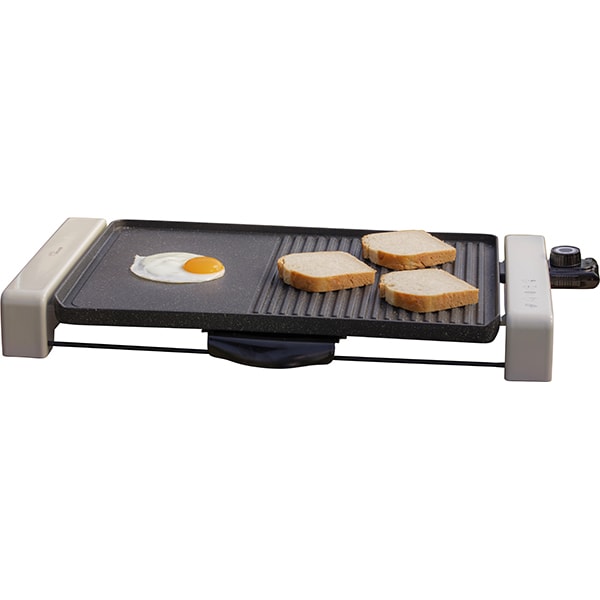 Gratar electric DELIMANO Perla 106127550, 2300W, crem-negru 