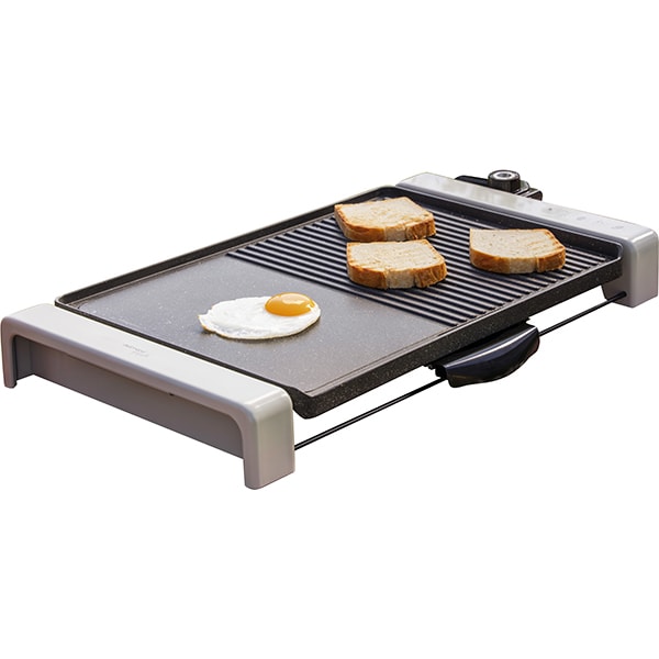 Gratar electric DELIMANO Perla 106127550, 2300W, crem-negru 