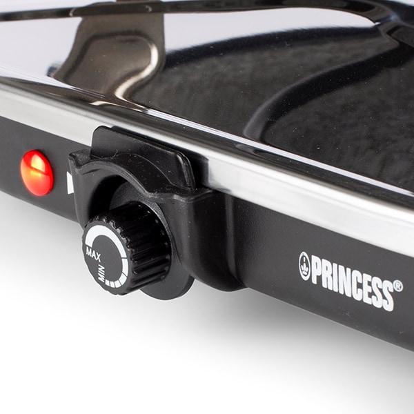 Gratar electric PRINCESS Raclette 116272001001, 1200W, negru-argintiu