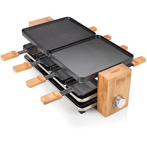 Gratar electric PRINCESS Raclette 116291001001, 1200W, negru-maro