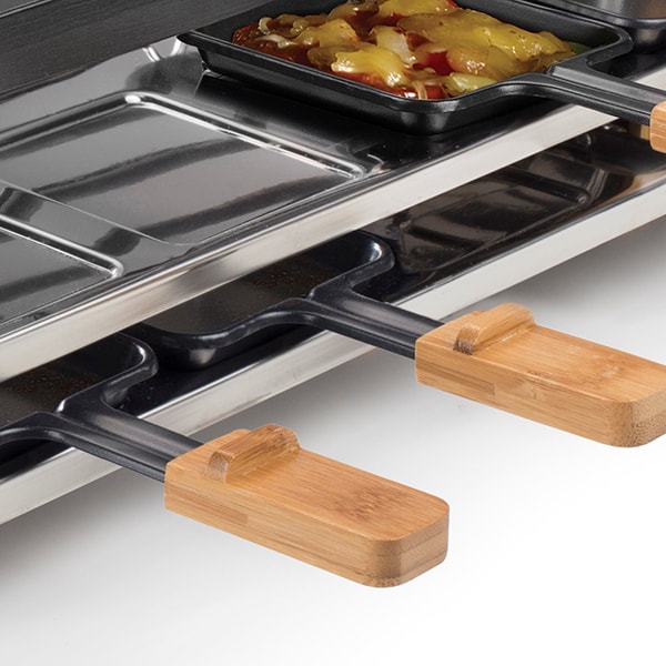 Gratar electric PRINCESS Raclette 116291001001, 1200W, negru-maro