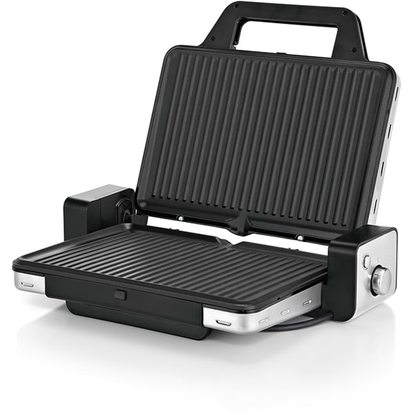 Gratar electric WMF Lono 415110011, 2100W, argintiu-negru 