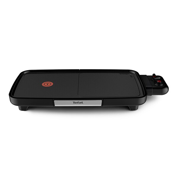 Gratar electric TEFAL Plancha Booster CB641810, 2220W, negru