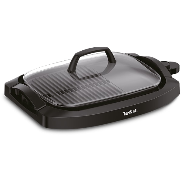 Gratar electric TEFAL Health Multi Grill CB6A0830, 2000W, 5 programe, negru 