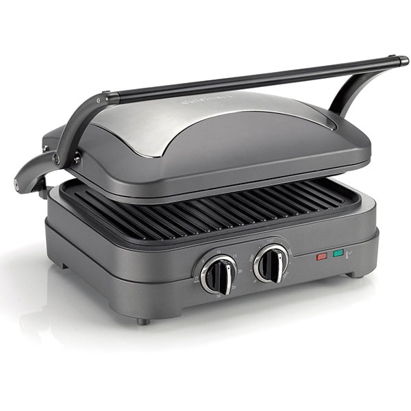 Gratar electric CUISINART GR47E, 1600W, gri inchis 