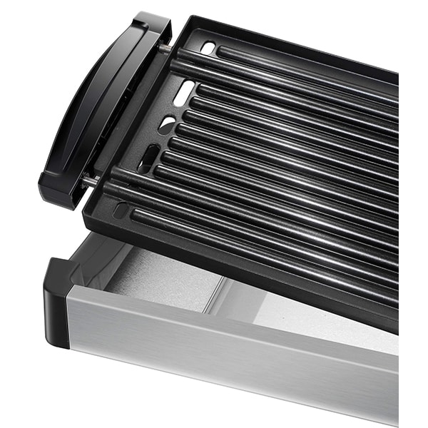 Gratar electric BEKO GRN7182, 1800W, argintiu-negru 