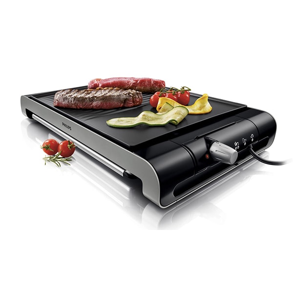 Gratar electric PHILIPS Viva Collection HD4419/20, 2300W, 4 programe automate, negru