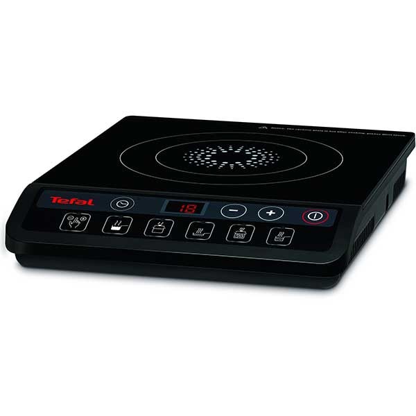 Plita cu inductie EveryDay Slim TEFAL IH201812, 1 arzator, 2100W, negru