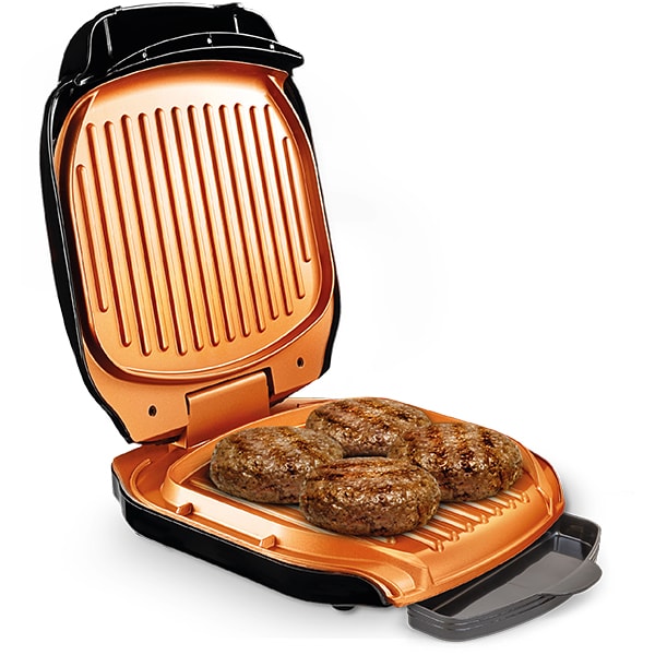 Gratar electric MEDIASHOP M19177, 900W, negru-auriu