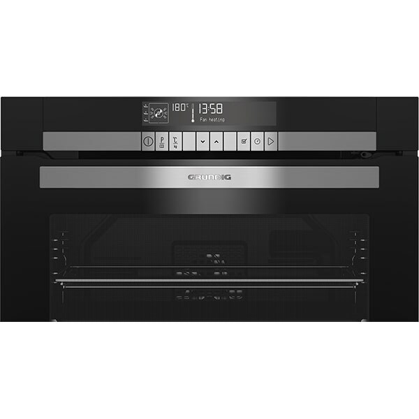 Cuptor incorporabil GRUNDIG GEZM47001BP, Electric, Autocuratare pirolitica, 80 l, Clasa A, negru