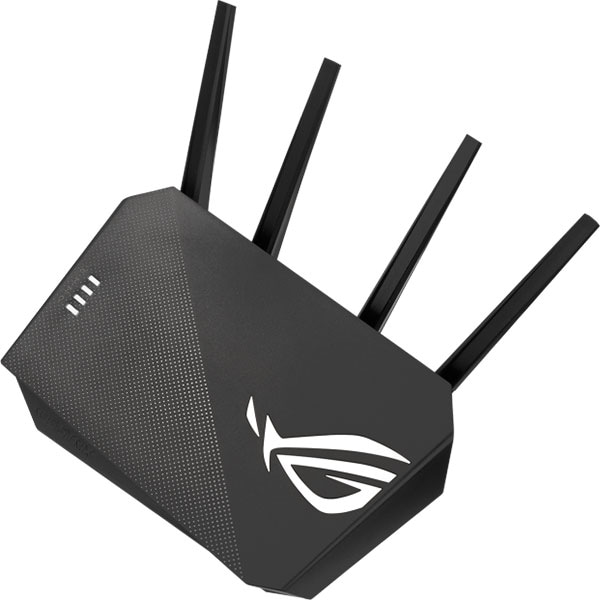 Router Wireless Gigabit ASUS ROG Strix GS-AX3000, Wi-Fi 6, Dual Band 574 + 2402 Mbps, negru