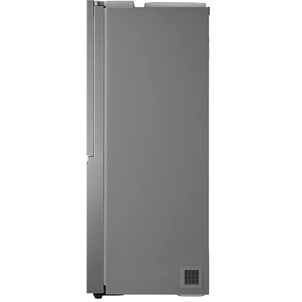 Side By Side LG GSJV71PZTE, Total No Frost, 635 l, H 179, cm, Clasa E, dozator apa, DoorCooling, ThinQ, argintiu