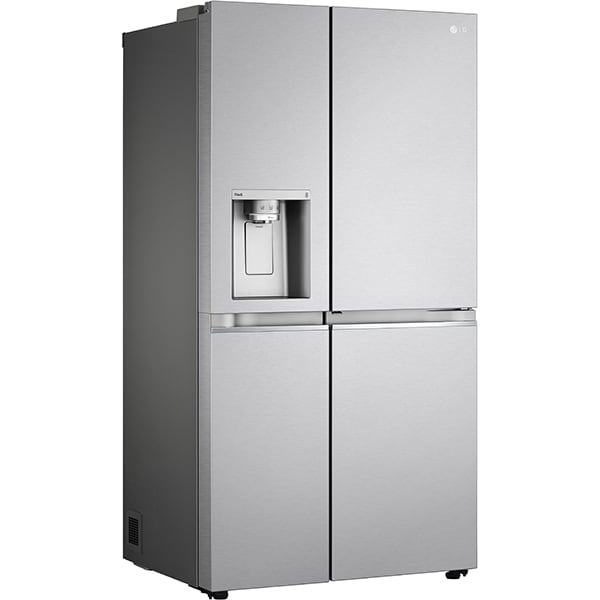 Side By Side LG GSJV91BSAE, Total No Frost, 635 l, H 179, cm, Clasa E, dozator apa UVnano, DoorCooling+, ThinQ, argintiu