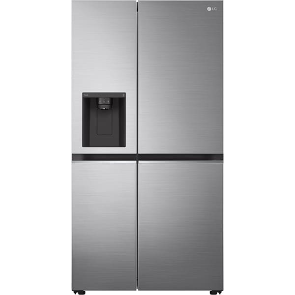 Side By Side LG GSLV70PZTE, No Frost, 635 l, H 179 cm, Clasa E, Dozator apa, argintiu