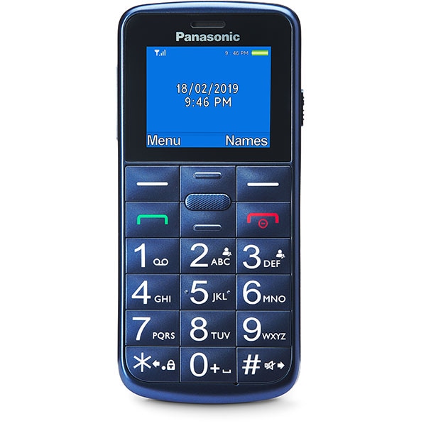 Telefon mobil PANASONIC KX-TU110EXV, 32MB RAM, 2G, Dual SIM, Blue