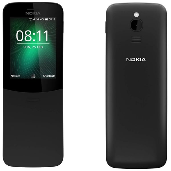 Telefon mobil NOKIA 8110 512MB RAM, 4GB, 4G, Dual SIM, Black