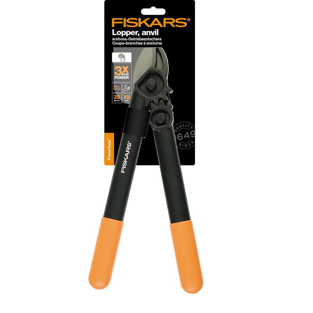 Foarfeca nicovala mica FISKARS PowerGear L31, 38.7cm, metal