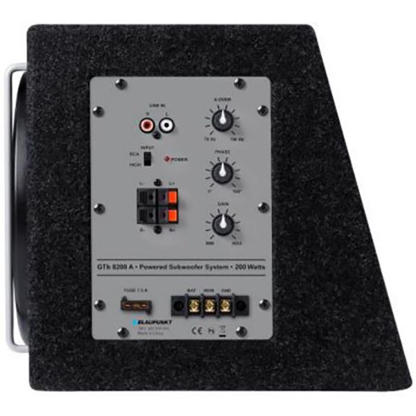 Subwoofer auto activ BLAUPUNKT GTB8200A, 75W RMS, 20 cm