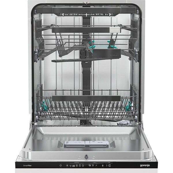 Masina de spalat vase incorporabila GORENJE GV671C60, 16 seturi, 5 programe, 60 cm, Clasa C, panou comanda negru