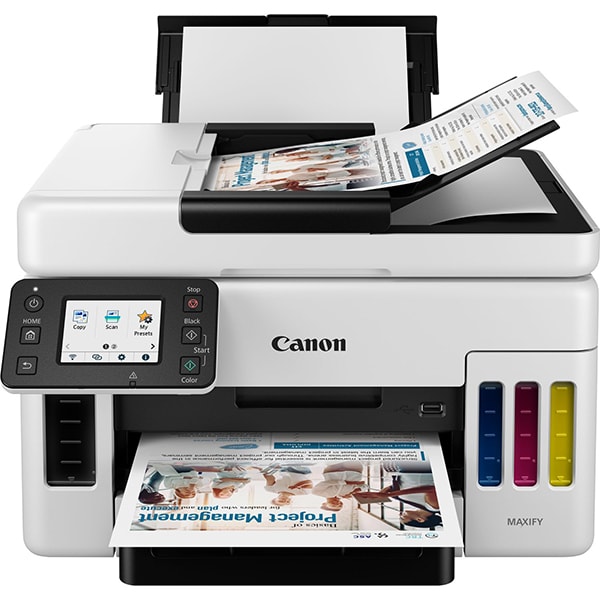 Multifunctional inkjet color CANON MAXIFY GX6040 CISS, A4, USB, Wi-Fi, Retea