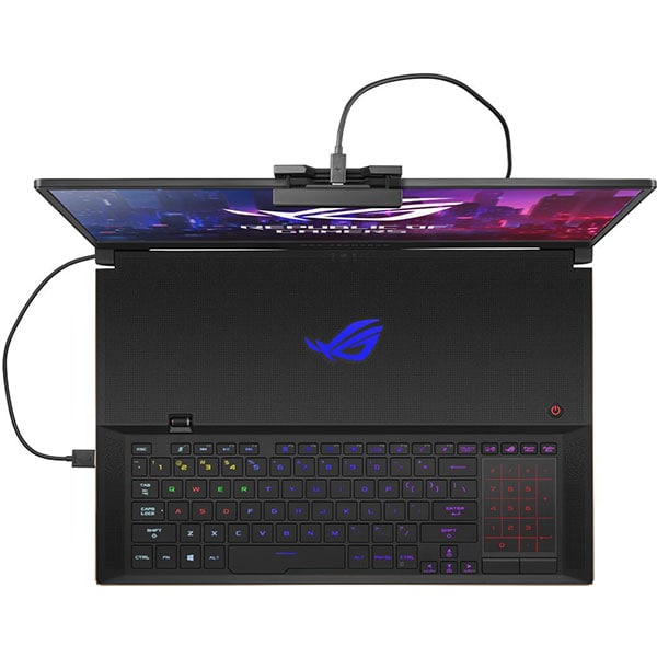Laptop Gaming ASUS ROG Zephyrus S GX701GXR-H6080T, Intel Core i7-9750H pana la 4.5GHz, 17.3" Full HD, 24GB, SSD 1TB, NVIDIA GeForce RTX 2080 Max-Q Design 8GB, WebCam, Windows 10 Home, negru