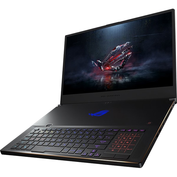 Laptop Gaming ASUS ROG Zephyrus S GX701LWS-HG019T, Intel Core i7-10750H pana la 5.0GHz, 17.3" Full HD, 16GB, SSD 1TB, NVIDIA GeForce RTX 2070 8GB, Windows 10 Home, negru