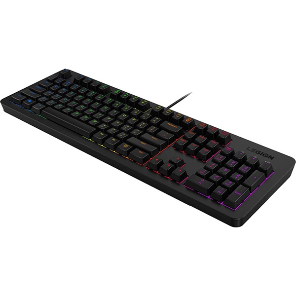 Tastatura Gaming LENOVO Legion K300 RGB, USB, Layout US, negru