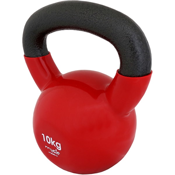 Gantera Kettlebell MYRIA MY2808RD, 10kg, rosu