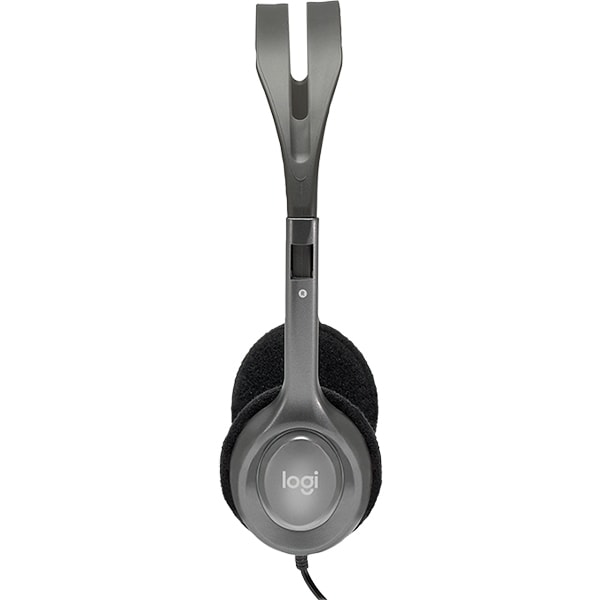 Casti PC LOGITECH H111, 3.5mm, gri