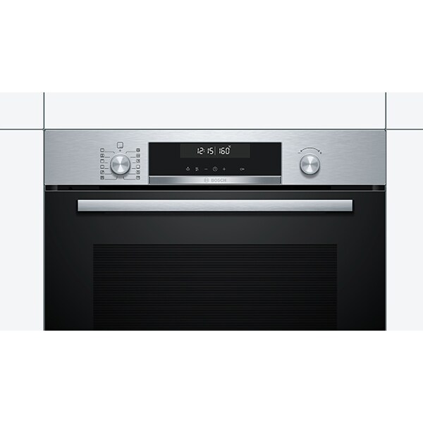Cuptor incorporabil multifunctional BOSCH HBA578BS0, Electric, Autocuratare pirolitica, 71 l, Clasa A, inox