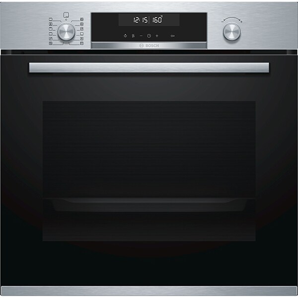 Cuptor incorporabil multifunctional BOSCH HBA578BS0, Electric, Autocuratare pirolitica, 71 l, Clasa A, inox